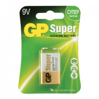 ��������� GP Super, "�����" (6LR61, 6LF22, 1604A), �����������, 1 ��., � ��������, 1604A-5CR1, 1604A-BC1 - ������� ������