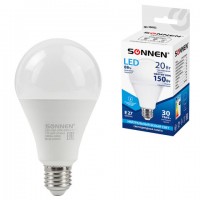   SONNEN, 20 (150) ,  27, ,  , 30000 , LED A80-20W-4000-E27, 454922 -  