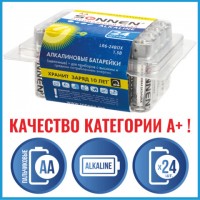 ��������� �������� 24 ��., SONNEN Alkaline, ��(LR6, 15�), �����������, �����������, �����, 455095 - ������� ������
