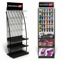 ������ ��� ���������� ������ ��������� BRAUBERG ART, 2050x600x500 ��, 25 �������, 3 �����, ������, 504875 - ������� ������