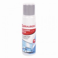 Чистящий набор для экранов всех типов и оптики BRAUBERG, комплект салфетка и пена 180 мл, 511693 - Премиум Сервис