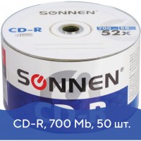  CD-R SONNEN 700 Mb 52x Bulk (  ),  50 ., 512571 -  