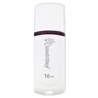 ����-���� 16 GB, SMARTBUY Paean, USB 2.0, �����, SB16GBPN-W - ������� ������