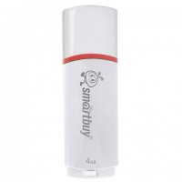 ����-���� 4 GB, SMARTBUY Crown, USB 2.0, �����, SB4GBCRW-W - ������� ������