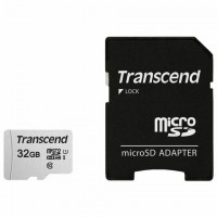 ����� ������ microSDHC 32 GB TRANSCEND UHS-I U3, 95 ��/��� (class 10), �������, TS32GUSD300S-A - ������� ������