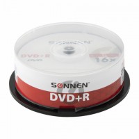  DVD+R SONNEN, 4,7 Gb, 16x, Cake Box (  ),  25 ., 513532 -  