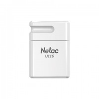 ����-���� 64 GB NETAC U116, USB 2.0, �����, NT03U116N-064G-20WH - ������� ������