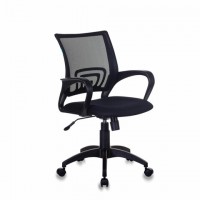 Кресло CH-695N/BLACK, с подлокотниками, сетка, черное - Премиум Сервис