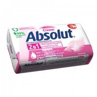 Мыло туалетное антибактериальное 90 г ABSOLUT (Абсолют) "Нежное", не содержит триклозан, 6058, 6001,6058 - Премиум Сервис
