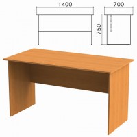 Стол письменный "Фея", 1400х700х750 мм, цвет орех милан, СФ02.5 - Премиум Сервис