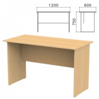 Стол письменный "Канц", 1200х600х750 мм, цвет бук невский, СК22.10 - Премиум Сервис