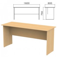 Стол письменный "Канц", 1600х600х750 мм, цвет бук невский, СК20.10 - Премиум Сервис