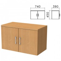 Шкаф-антресоль "Монолит", 740х390х450 мм, цвет бук бавария, АМ01.1 - Премиум Сервис