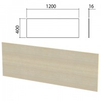 Экран-перегородка "Канц" 1200х16х400 мм, БЕЗ ФУРНИТУРЫ (код 640237), цвет дуб молочный, ЭК11.15 - Премиум Сервис