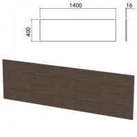 Экран-перегородка "Канц" 1400х16х400 мм, БЕЗ ФУРНИТУРЫ (код 640237), цвет венге, ЭК12.16 - Премиум Сервис