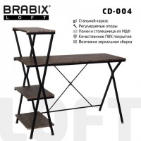 ���� �� �������������� BRABIX "LOFT CD-004", 1200�535�1110 ��, 3 �����, ���� ������ ���, 641218 - ������� ������