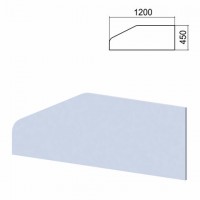 Экран-перегородка к столам "Арго", шириной 1200 мм, серый - Премиум Сервис