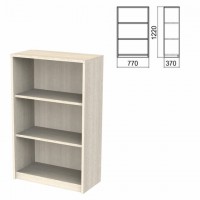 Шкаф (стеллаж) "Арго", 770х370х1220 мм, 2 полки, ясень шимо - Премиум Сервис