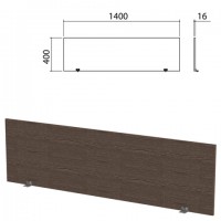 Экран-перегородка "Канц" 1400х16х400 мм, цвет венге (КОМПЛЕКТ) - Премиум Сервис
