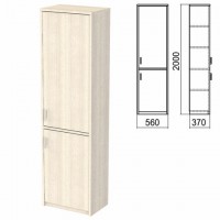 Шкаф закрытый "Арго", 560х370х2000 мм, ясень шимо (КОМПЛЕКТ) - Премиум Сервис