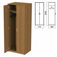 Шкаф для одежды "Арго", 770х580х2000 мм, орех (КОМПЛЕКТ) - Премиум Сервис