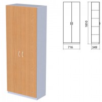 Шкаф закрытый "Бюджет", 716х349х1810 мм, груша ароза (КОМПЛЕКТ) - Премиум Сервис