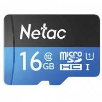   microSDHC 16  NETAC P500 Standard, UHS-I U1,80 / (class 10), , NT02P500STN-016G-R -  