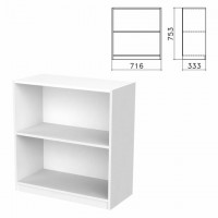 Шкаф (стеллаж) "Бюджет", 716х333х753 мм, 1 полка, белый, 402877-290 - Премиум Сервис