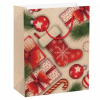 ����� ���������� ���������� 17,8x9,8x22,9 �� ������� ������ "Christmas Kraft", �������, 608235 - ������� ������