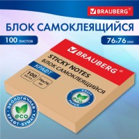 ���� ������������� ��������� ������ (�������) BRAUBERG KRAFT, 76�76 ��, 100 ������, 115203 - ������� ������