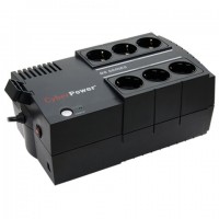 �������� �������������� ������� CYBERPOWER BS650E, 650VA(390W), 8 �����������, BS650E - ������� ������