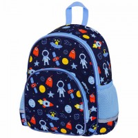 Рюкзак BRAUBERG KIDS PLAY детский, 1 отделение, 3 кармана, "In space", 29х23х12 см, 272051 - Премиум Сервис