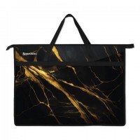 ����� ��� �������� � �������� � ������� BRAUBERG �3,�������,������ ������, Black&gold marble, 272232 - ������� ������