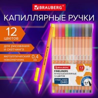 ����� ����������� (������) 12 ������, BRAUBERG "FINE 040", ������������, ����� 0,4 ��, 144143 - ������� ������