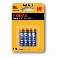 ��������� ����������� "������������" �������� 4 �� KODAK Max Super Alkaline, ��� (LR0, �0005124 - ������� ������