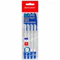   BRAUBERG "X-333", ,  4 .,  0,7 ,  0,35 , 144253 -  