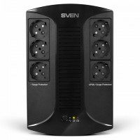�������� �������������� ������� SVEN UP-L1000E, 510VA (290 W), 6 �����������, SV-016593 - ������� ������