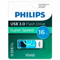 ����-���� 16 GB PHILIPS VIVID, ������ USB 3.0, �����, FM16FD00B/97 - ������� ������