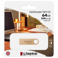 ����-���� 64GB KINGSTON DataTraveler SE9 G3 USB 3.2, ������. ������, �������,DTSE9G3/, DTSE9G3/64GB - ������� ������