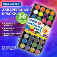 ������ ����������� BRAUBERG "PREMIUM" 36 ������ (12 ������� + 12 �������� + 12 ��������) �����, 191807 - ������� ������