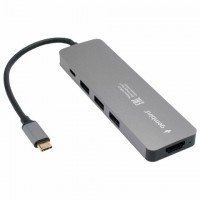 ���-������� GEMBIRD Type-C 5�1: 3�USB3.1, PD100W, HDMI, ������ 17 ��, ��������, UHB-D1 - ������� ������