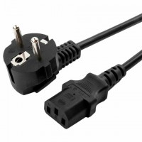 ������ ������� 1.8 �, CABLEXPERT, Schuko-C13, 3x0.5��2, 6A, � �����������, ������, PC-186 - ������� ������