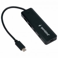 ��� USB 3.1, 2xUSB, 2xType-C, � ���. ���. (Type-C), ������ Type-C 19 ��, ������, GEMBIRD UHB-C425 - ������� ������