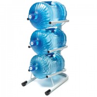 Стойка стеллаж для хранения воды на 3 бутыли по 19 литров, СВ-3, металл, 98826 - Премиум Сервис