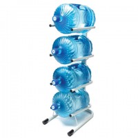 Стойка стеллаж для хранения воды на 4 бутыли по 19 литров СВ-4, металл, 98833 - Премиум Сервис