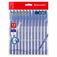   BRAUBERG X-30 CLASSIC,  12 ., ,   1 ,   0,5 , 144332 -  