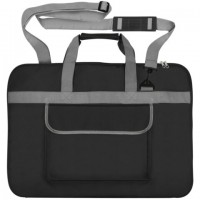 Сумка для художника СУПЕР РАЗМЕР А2+ (62см*45см) чёрная накладной карман BRAUBERG ART CLASSIC, 272986 - Премиум Сервис