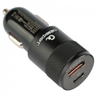    CABLEXPERT 38, 3, QC3.0/PD, 1USB, 1Type-C, MP3A-UC-CAR24 -  