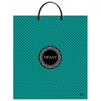 Пакет с пластиковой ручкой ПВД, 44х40см, "Тифани", 100мкм, ШК0957, н00255854 - Премиум Сервис