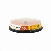 ����� DVD+R (����) MIREX, 4,7 �� 16x Cake Box (�������� �� �����), �������� 10 ��, UL, UL130013A1L - ������� ������
